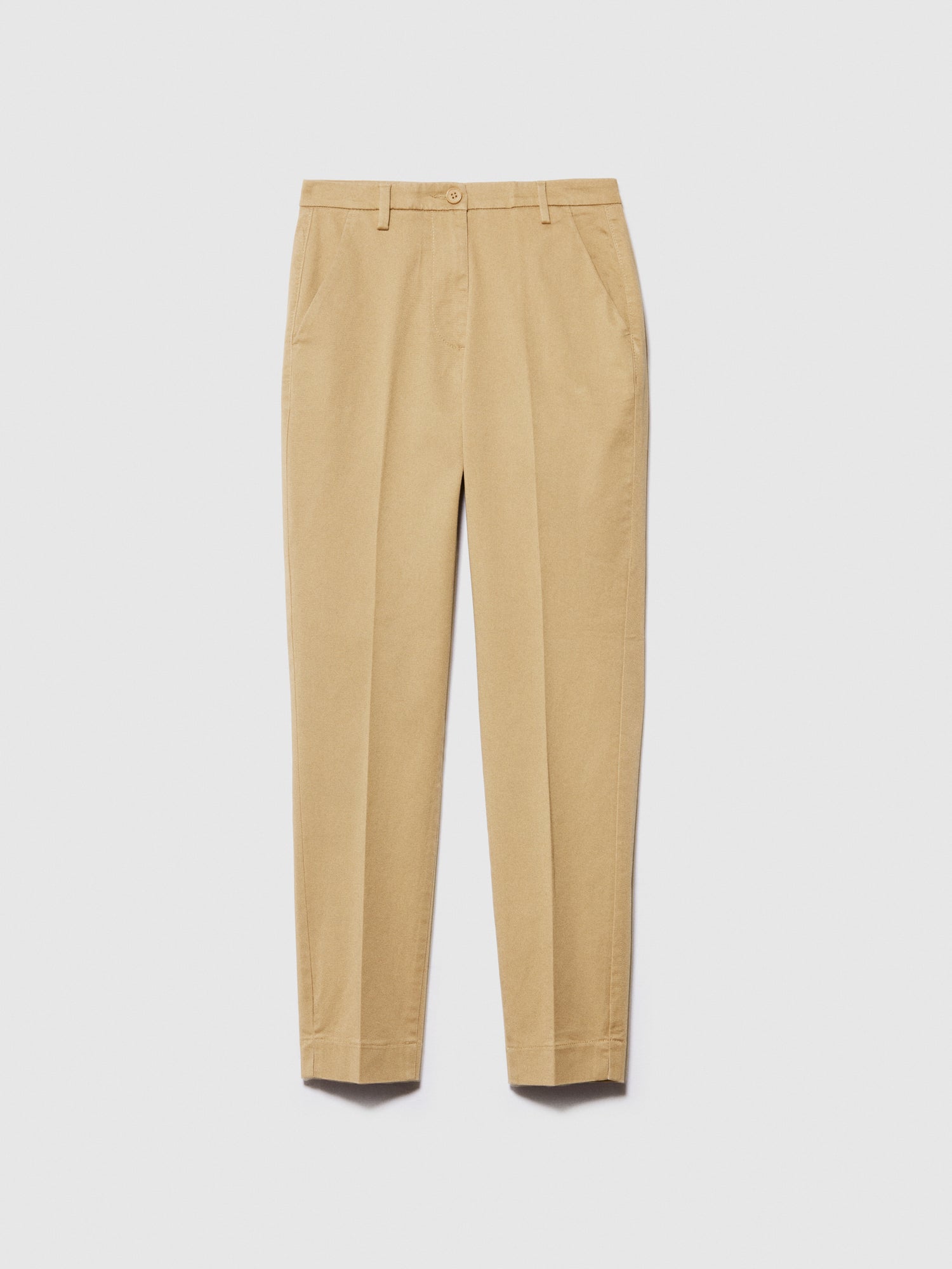 Chino slim fit da donna beige | Sisley Outlet