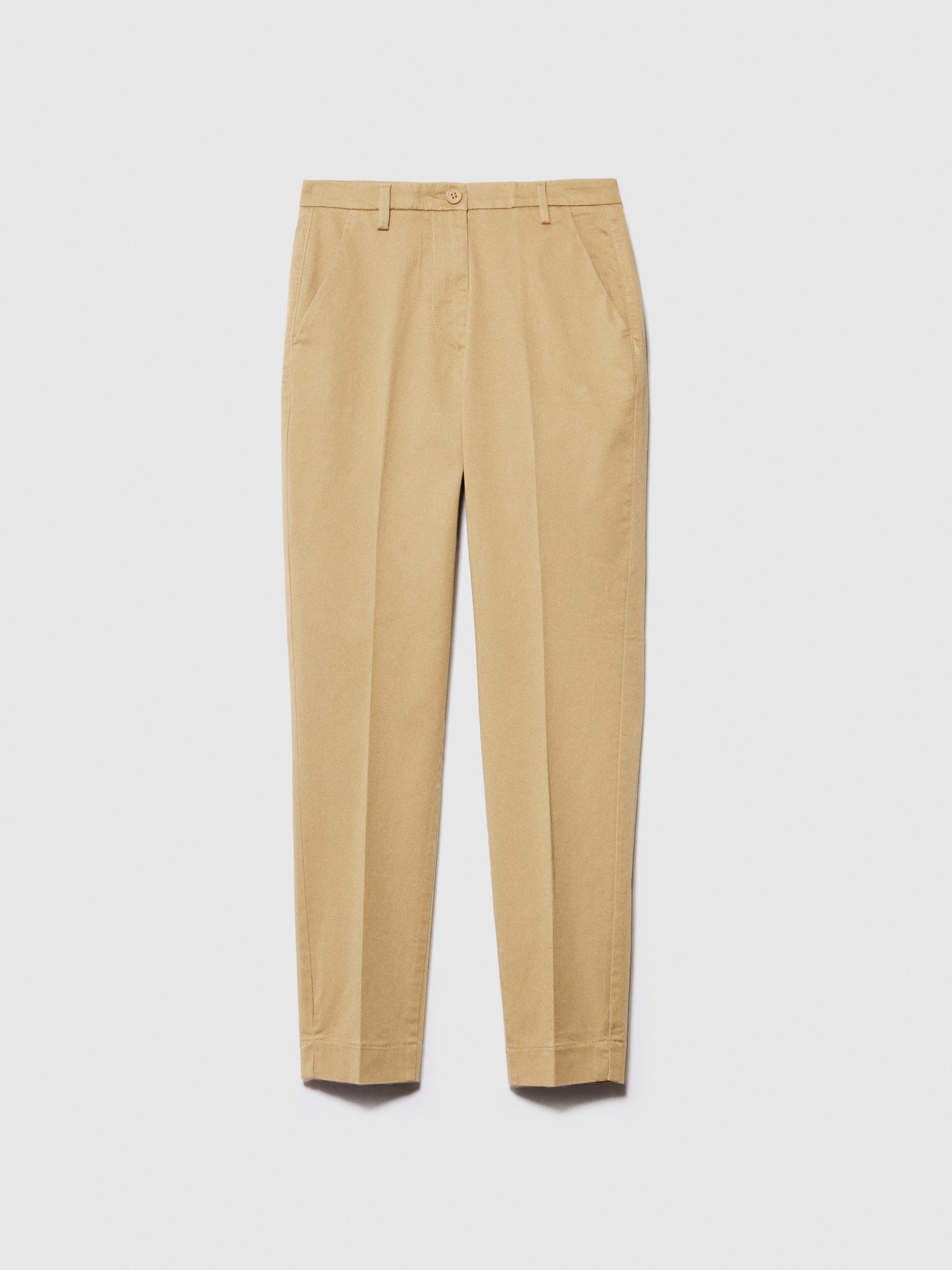 Chino slim fit da donna beige | Sisley Outlet