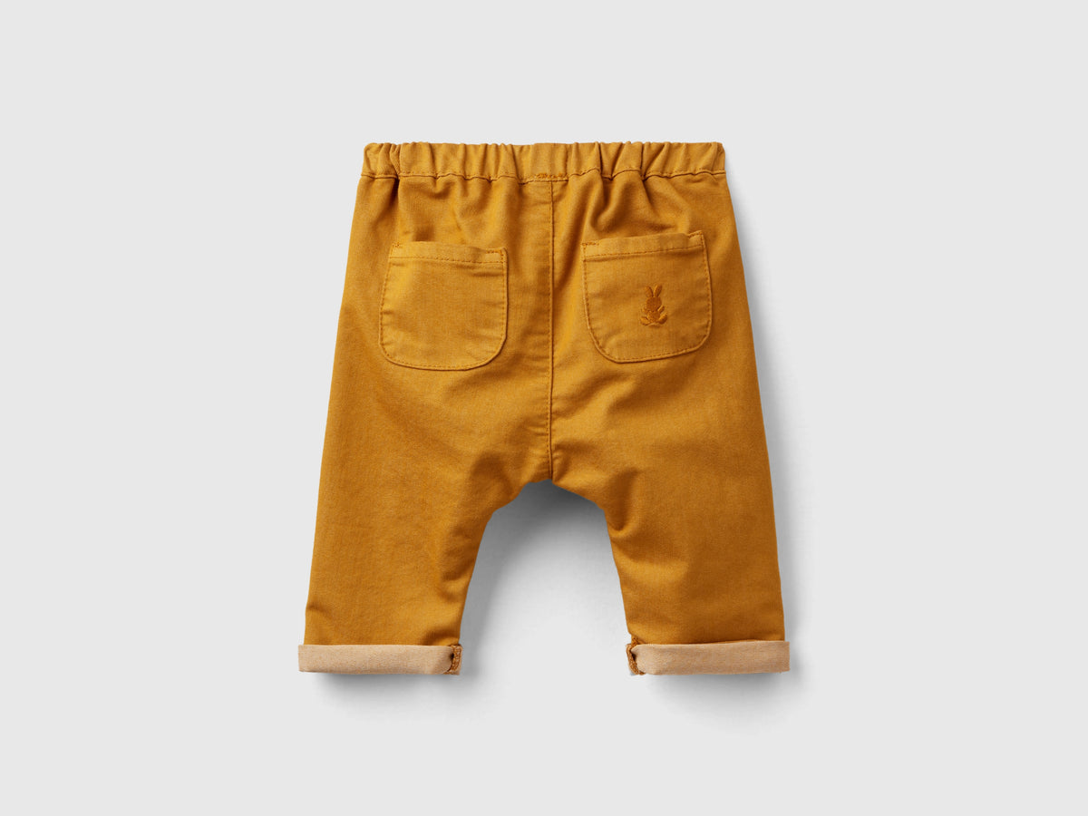 Pantaloni in misto cotone stretch