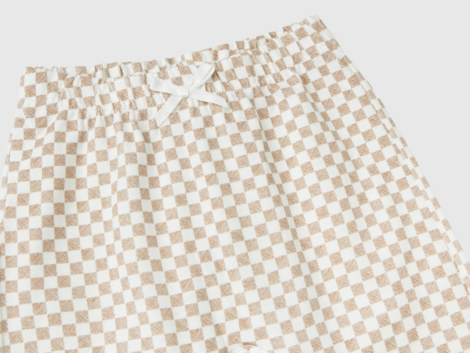 Caldo completo con stampa animaletti da neonato bianco panna 3 | Benetton Outlet