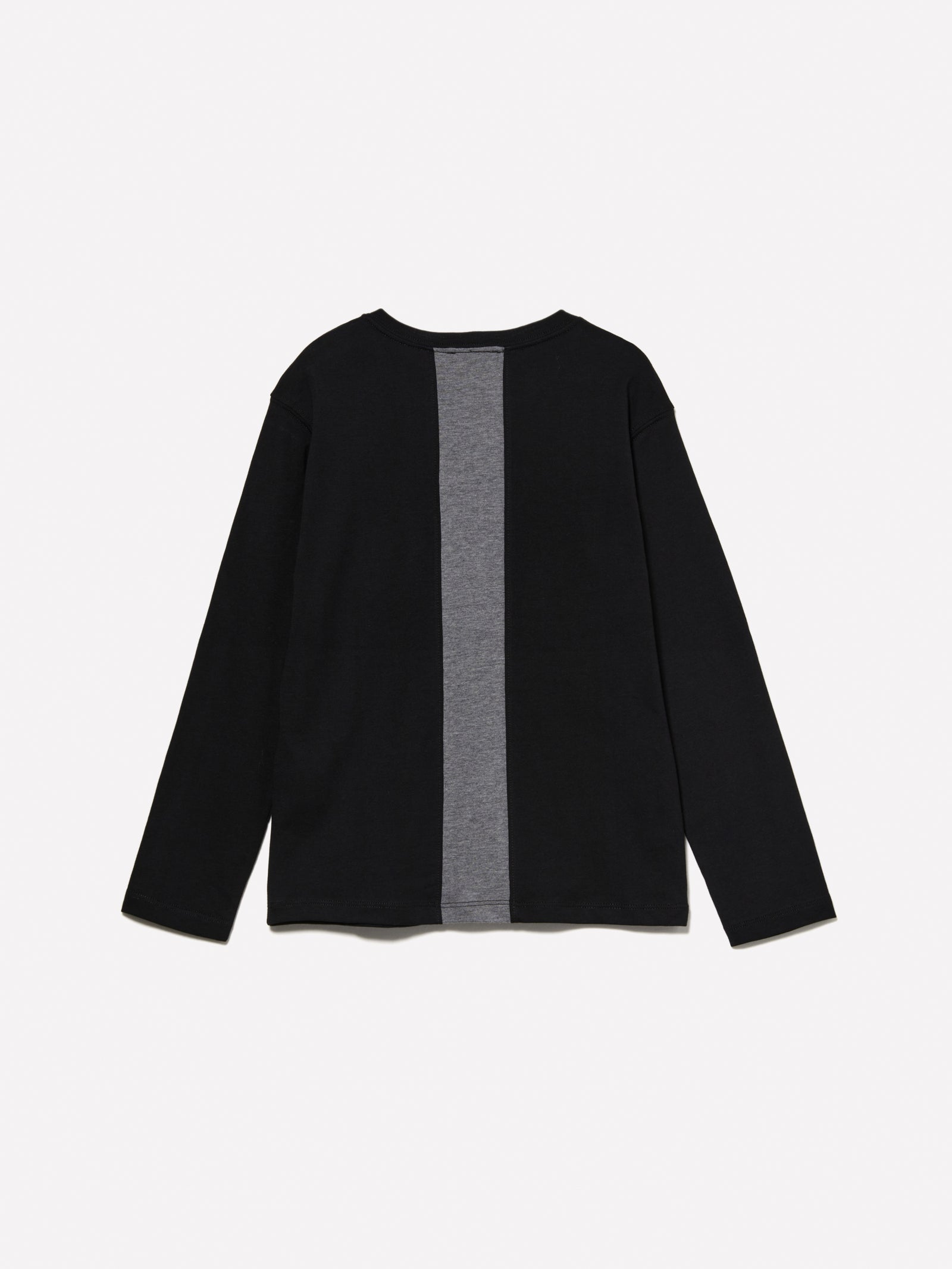 T-shirt 100% cotone bio con banda da bambino nero 2 | Sisley young Outlet