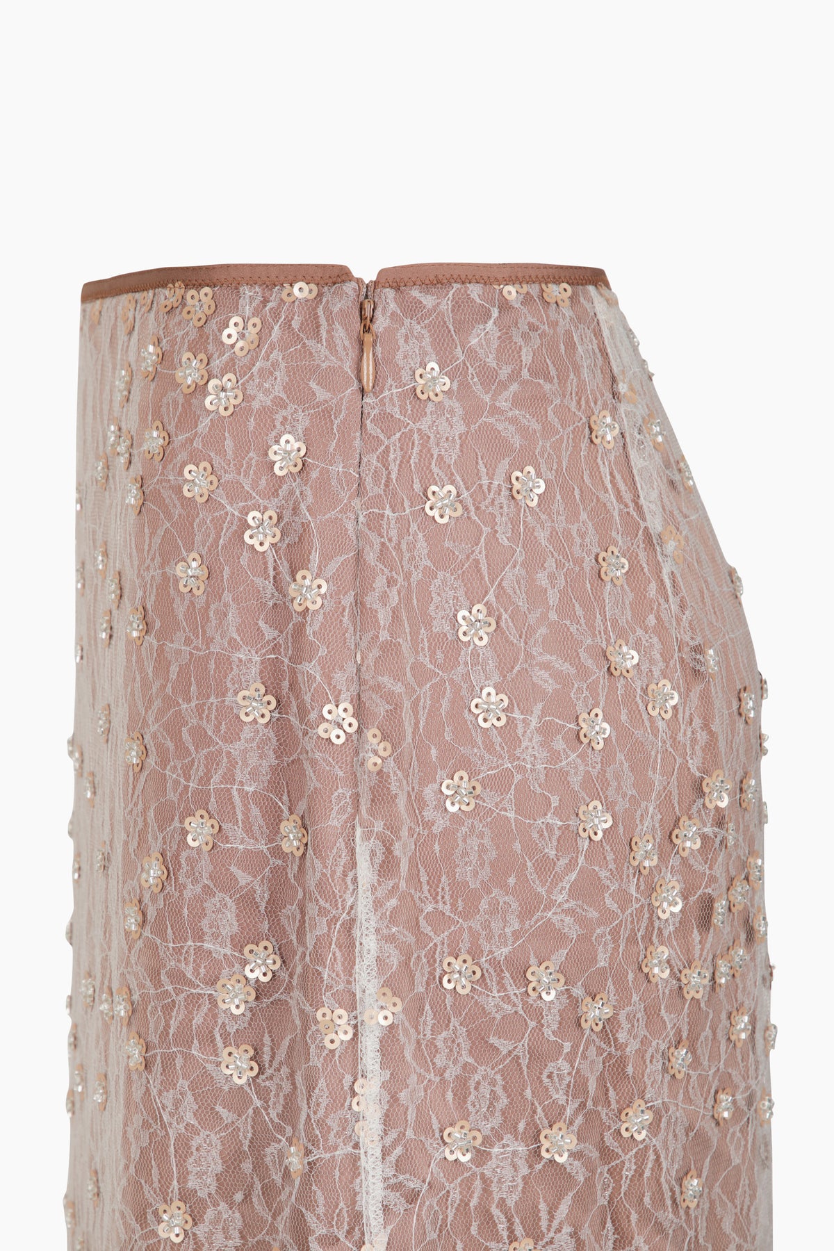 Gonna in pizzo con paillettes
