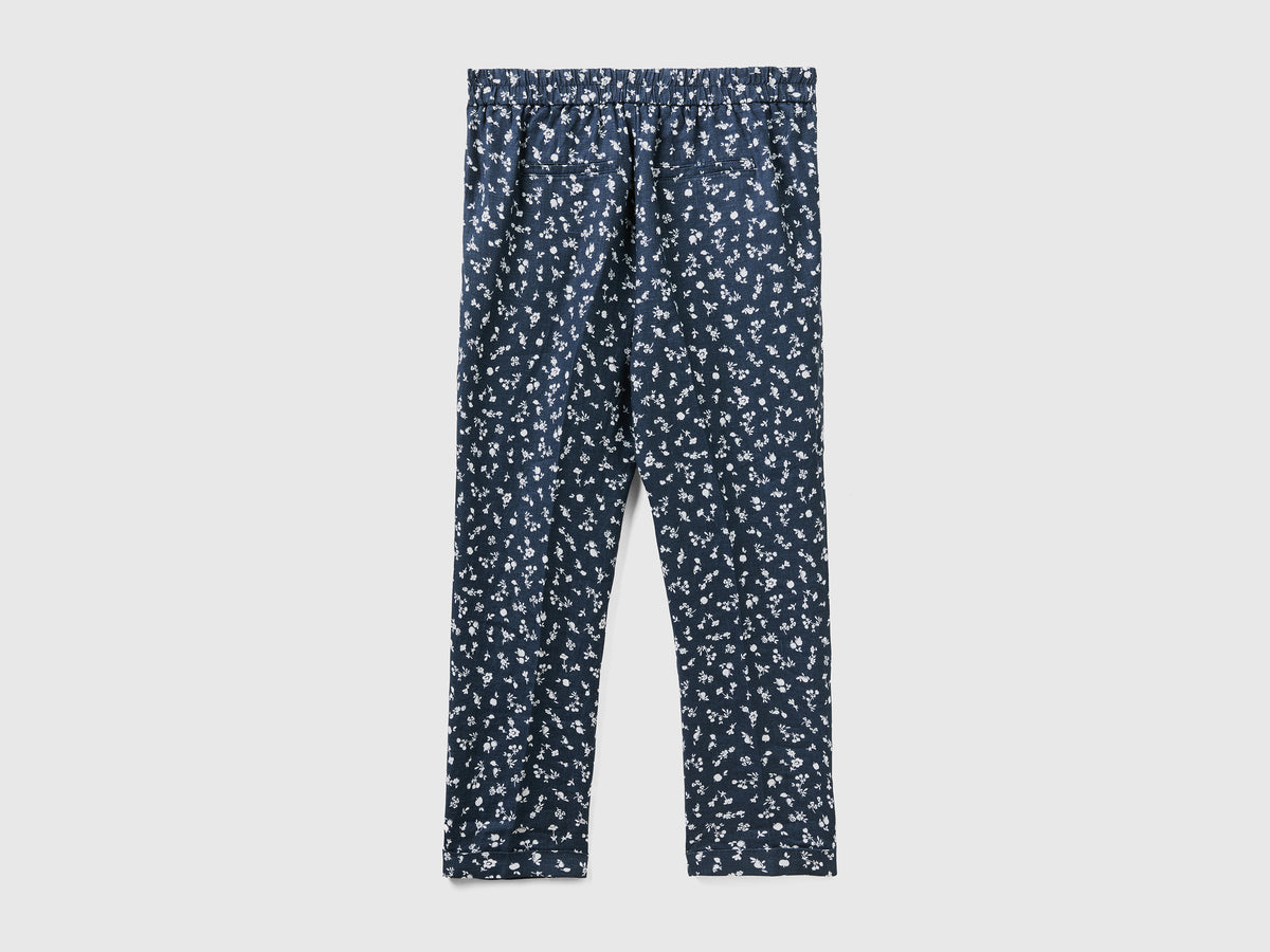 Pantaloni lunghi con stampa fantasia
