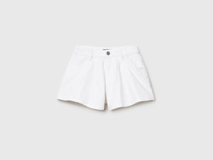 Pantaloncini corti in cotone elasticizzato