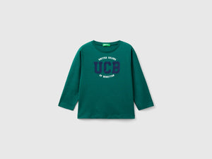 T-shirt manica lunga in cotone bio