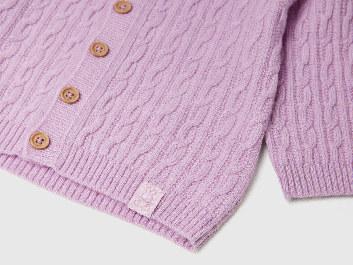 Cardigan a trecce