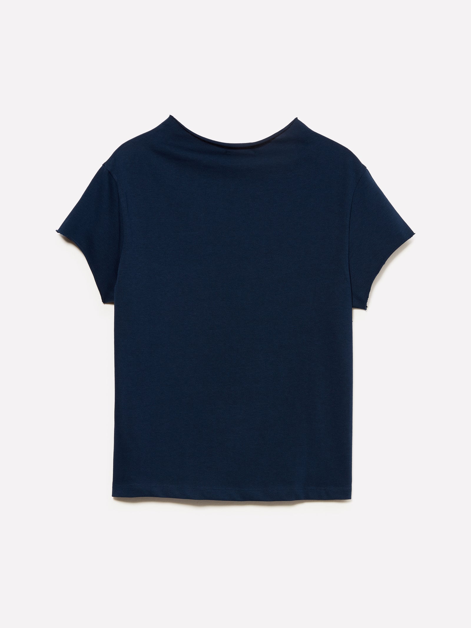 T-shirt con collo halter da donna blu scuro 2 | Sisley Outlet