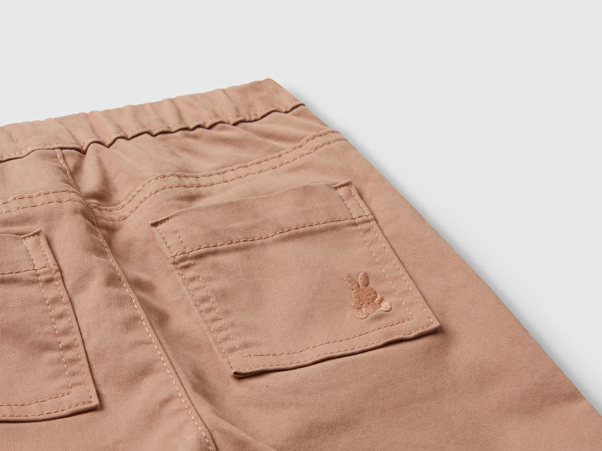 Pantaloni in misto cotone stretch