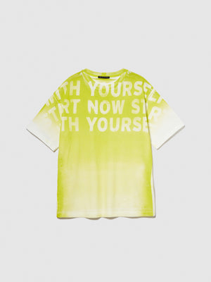 T-shirt effetto sfumato