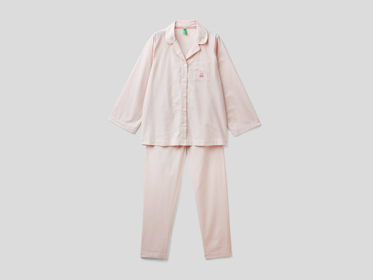 Pigiama vichy in cotone