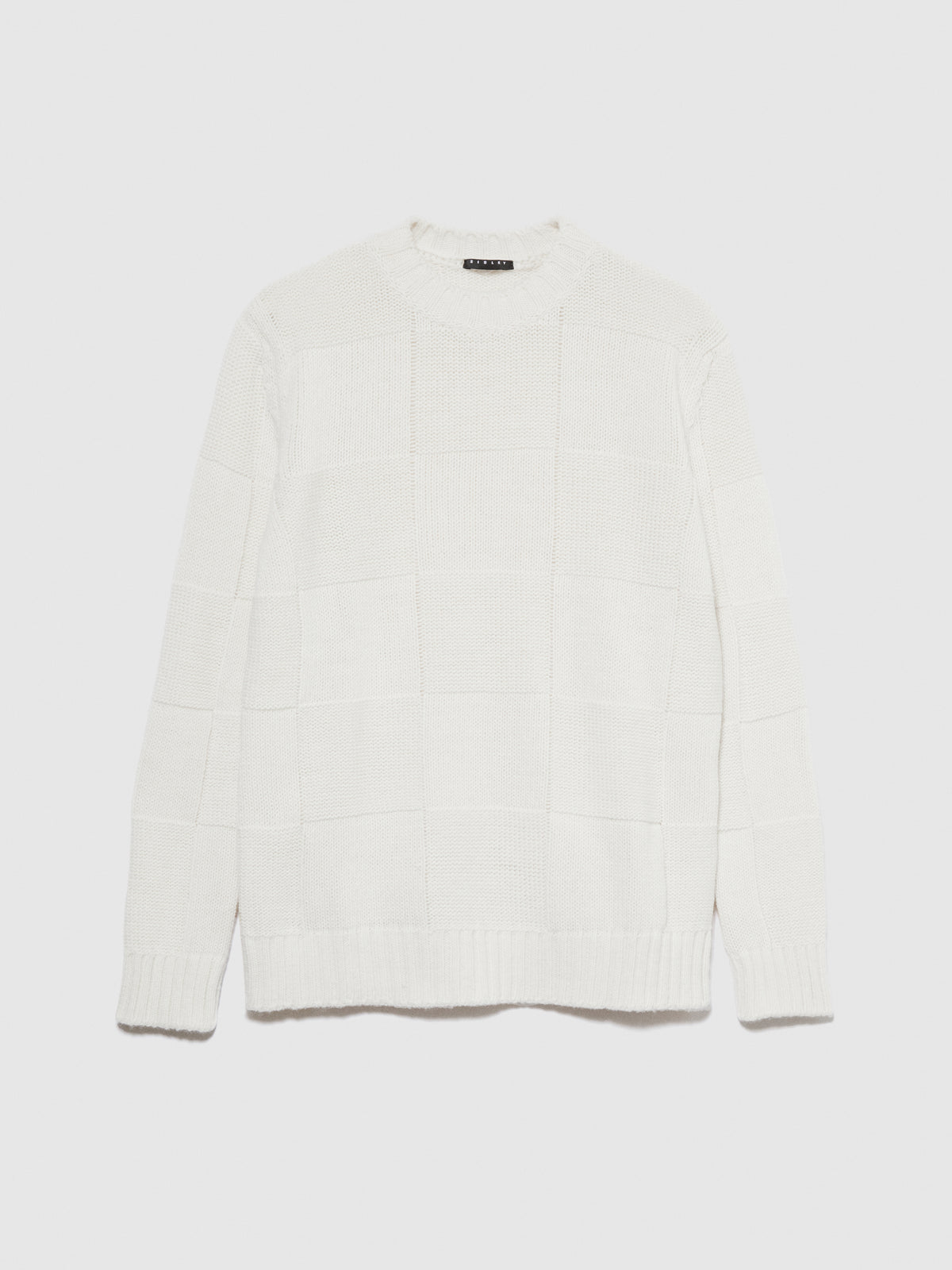 Maglia lavorata con quadri