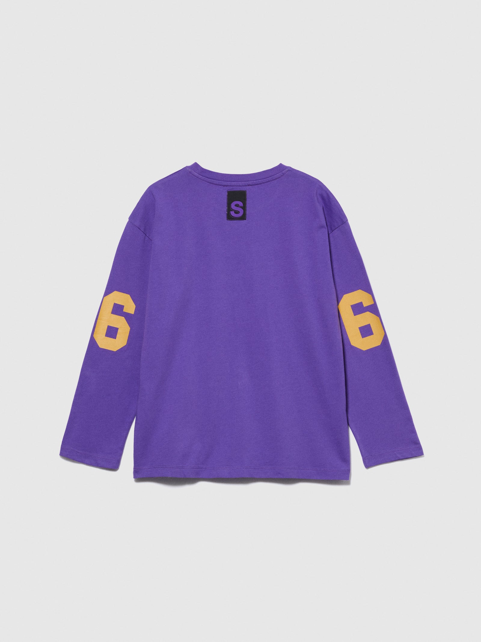 T-shirt over con stampa da bambino viola 2 | Sisley young Outlet