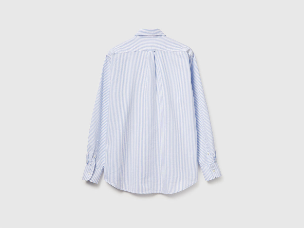 Camicia a righe regular fit button down