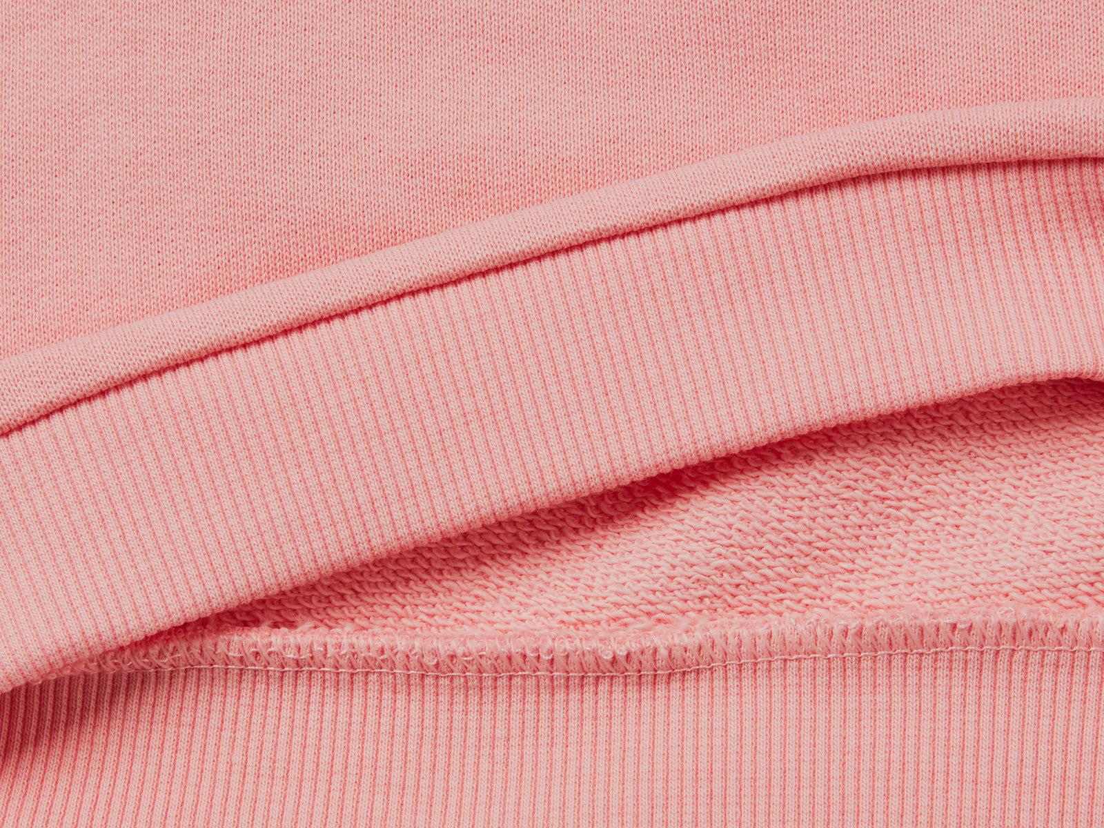 Felpa in cotone bio con stampa glitter da bimba rosa 2 | Benetton Outlet