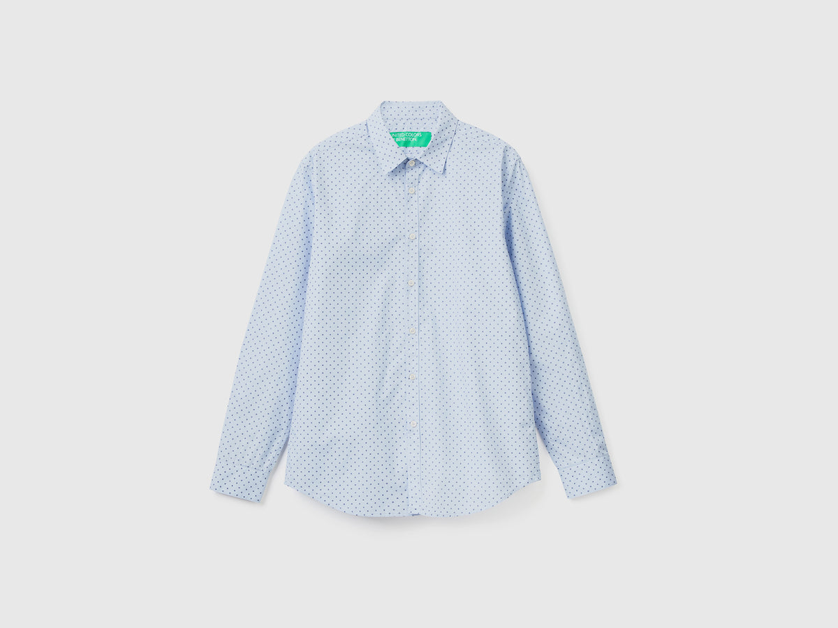 Camicia slim fit stampa fantasia