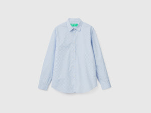 Camicia slim fit stampa fantasia