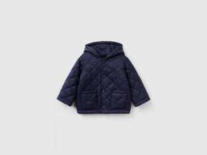 Quilted jacket with hood
