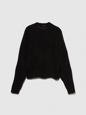 Maglia lavorata con rombi