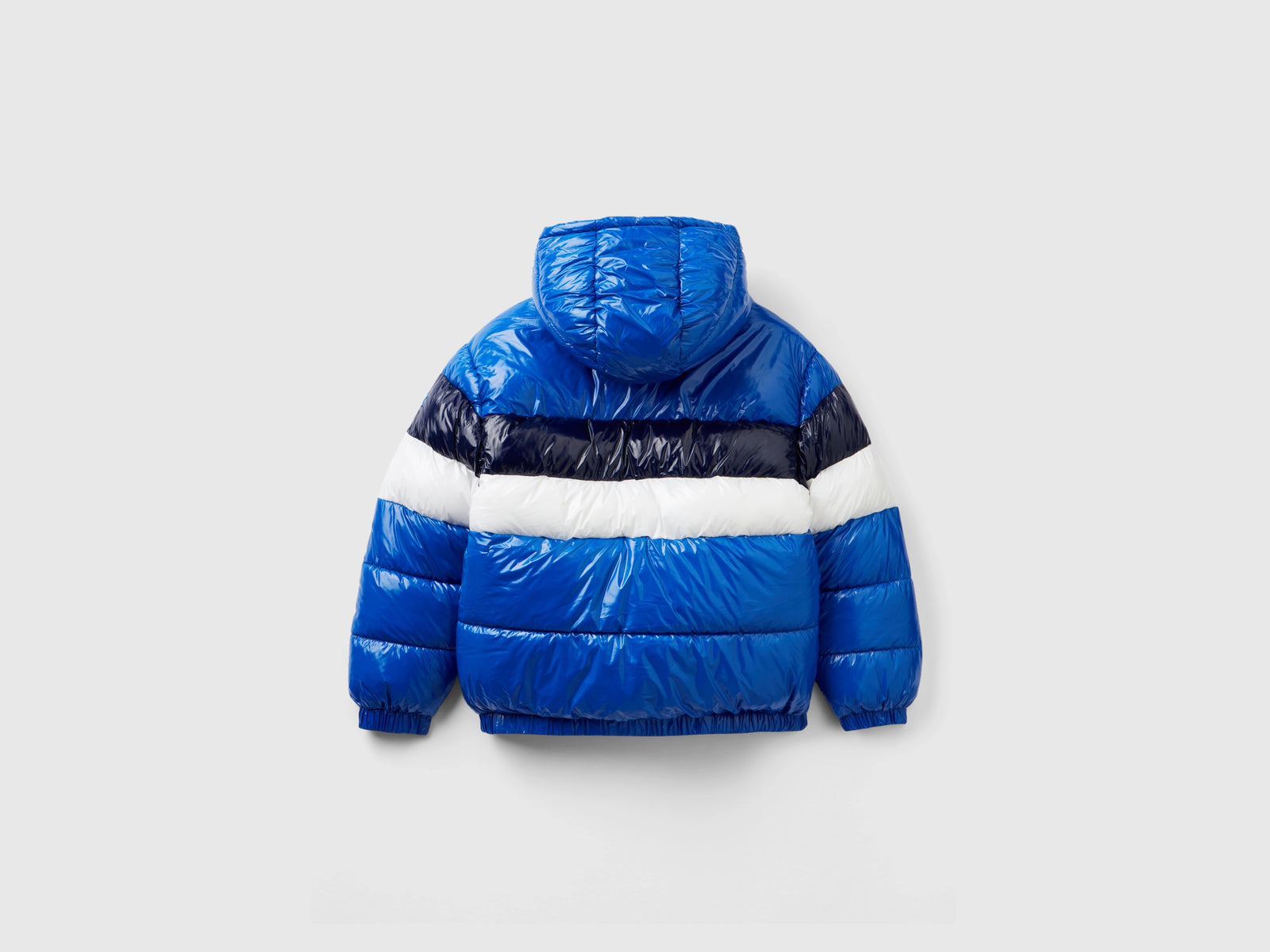 Piumino color block over fit da bambino bluette 2 | Benetton Outlet