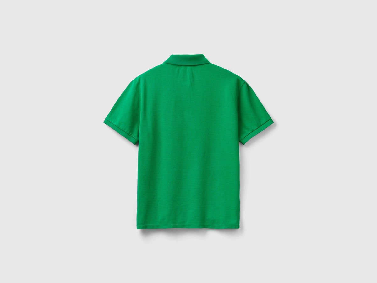 Polo in cotone bio stretch