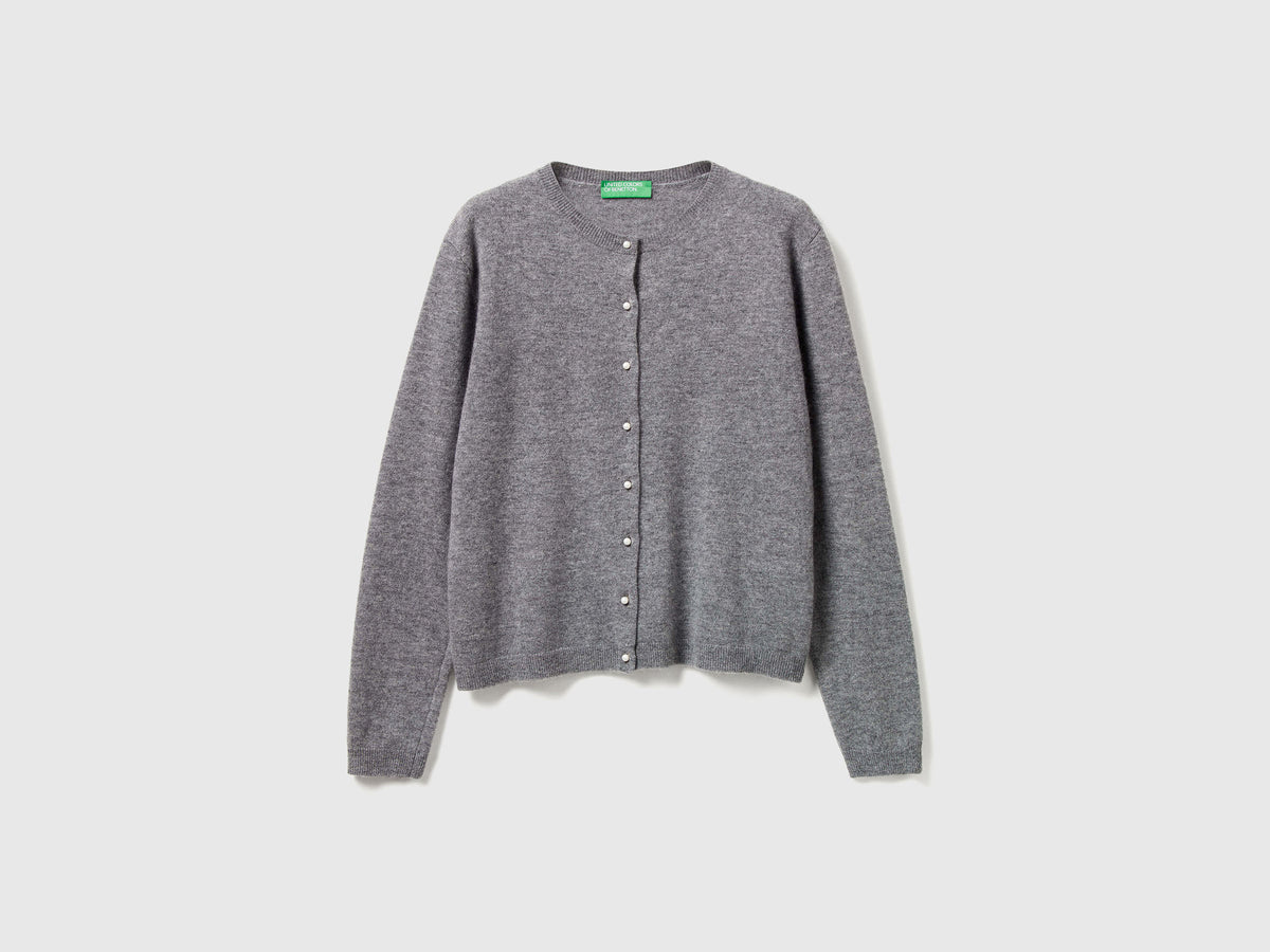 Cardigan in pura lana Merino