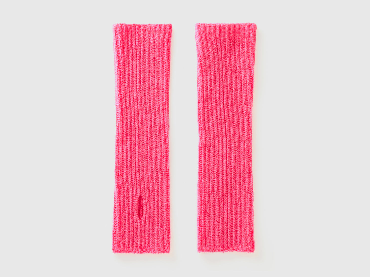 Manicotti in misto lana da donna rosa | Benetton Outlet
