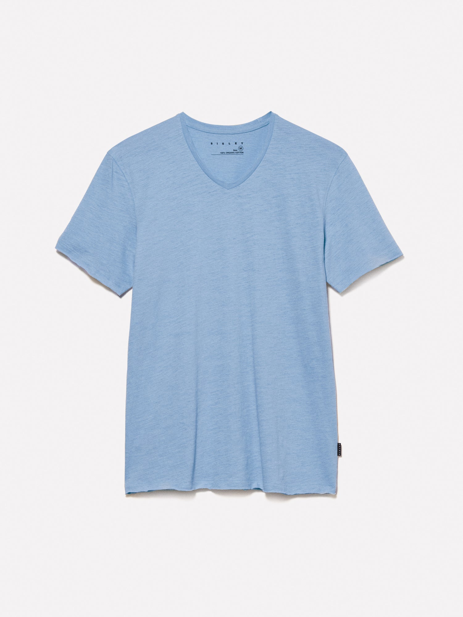 T-shirt slim fit azzurra da uomo azzurro | Sisley Outlet