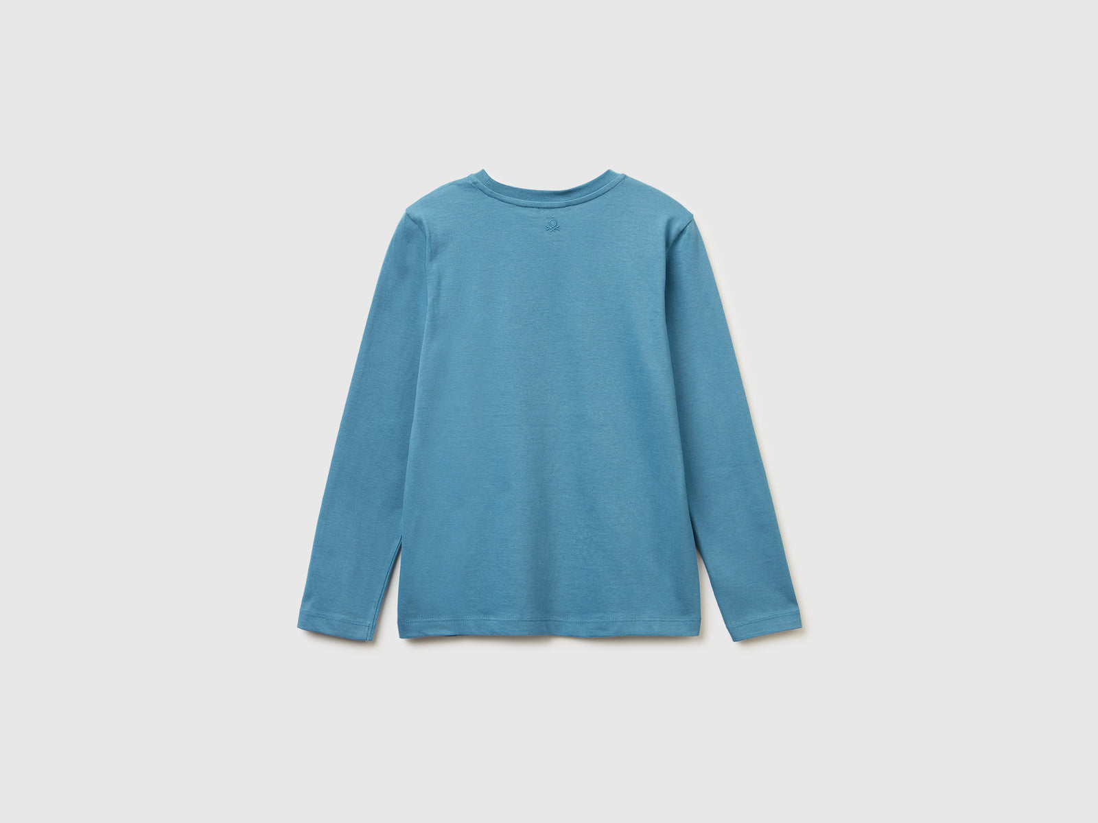 T-shirt con applicazione strass da bambina turchese 2 | Benetton Outlet