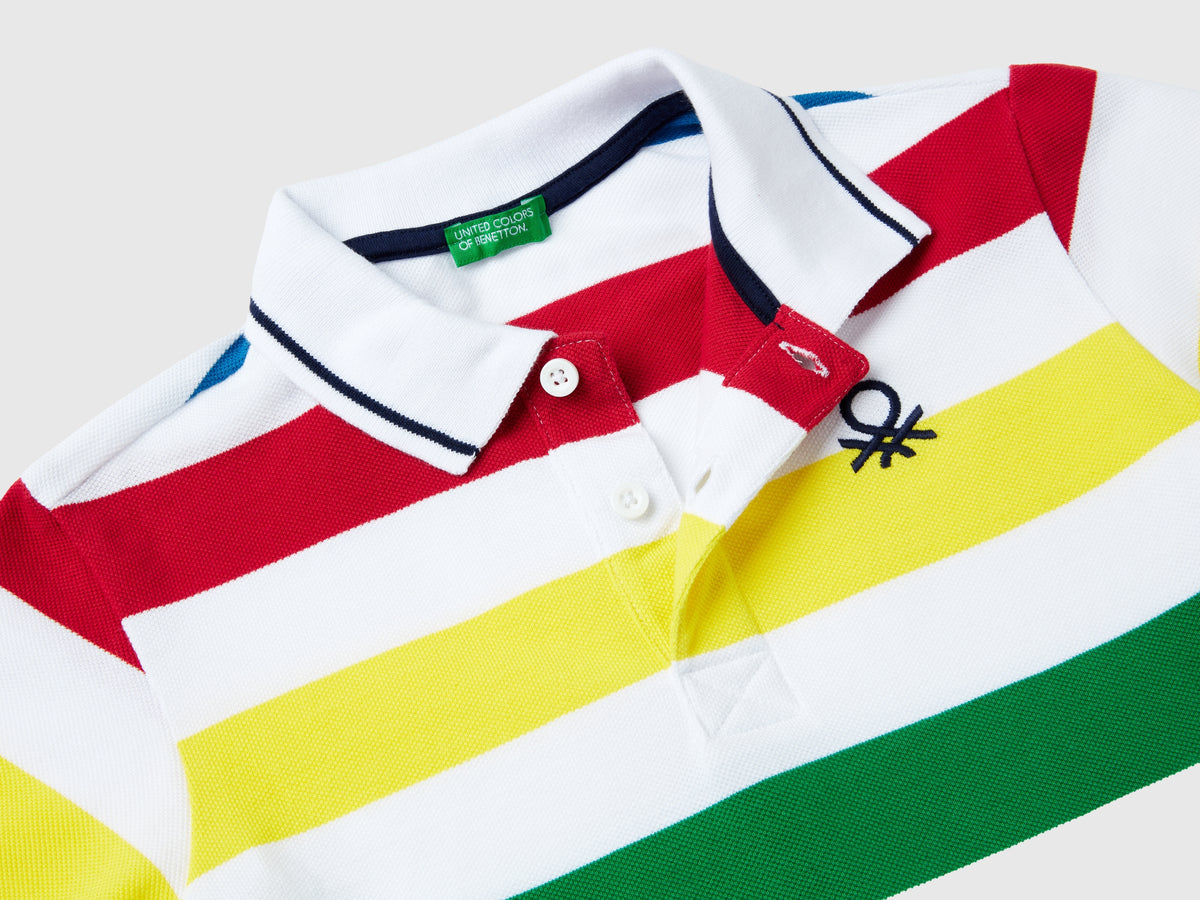 Polo manica corta a righe