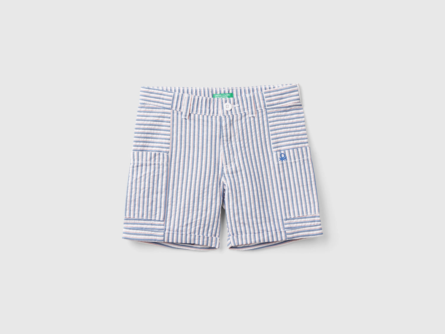 Shorts a righe con tasche da bimbo multi-color | Benetton Outlet
