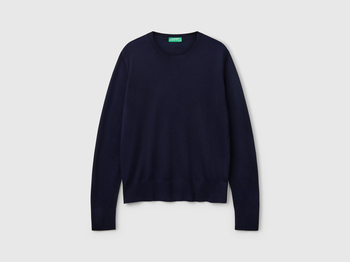 Maglia manica lunga in misto seta
