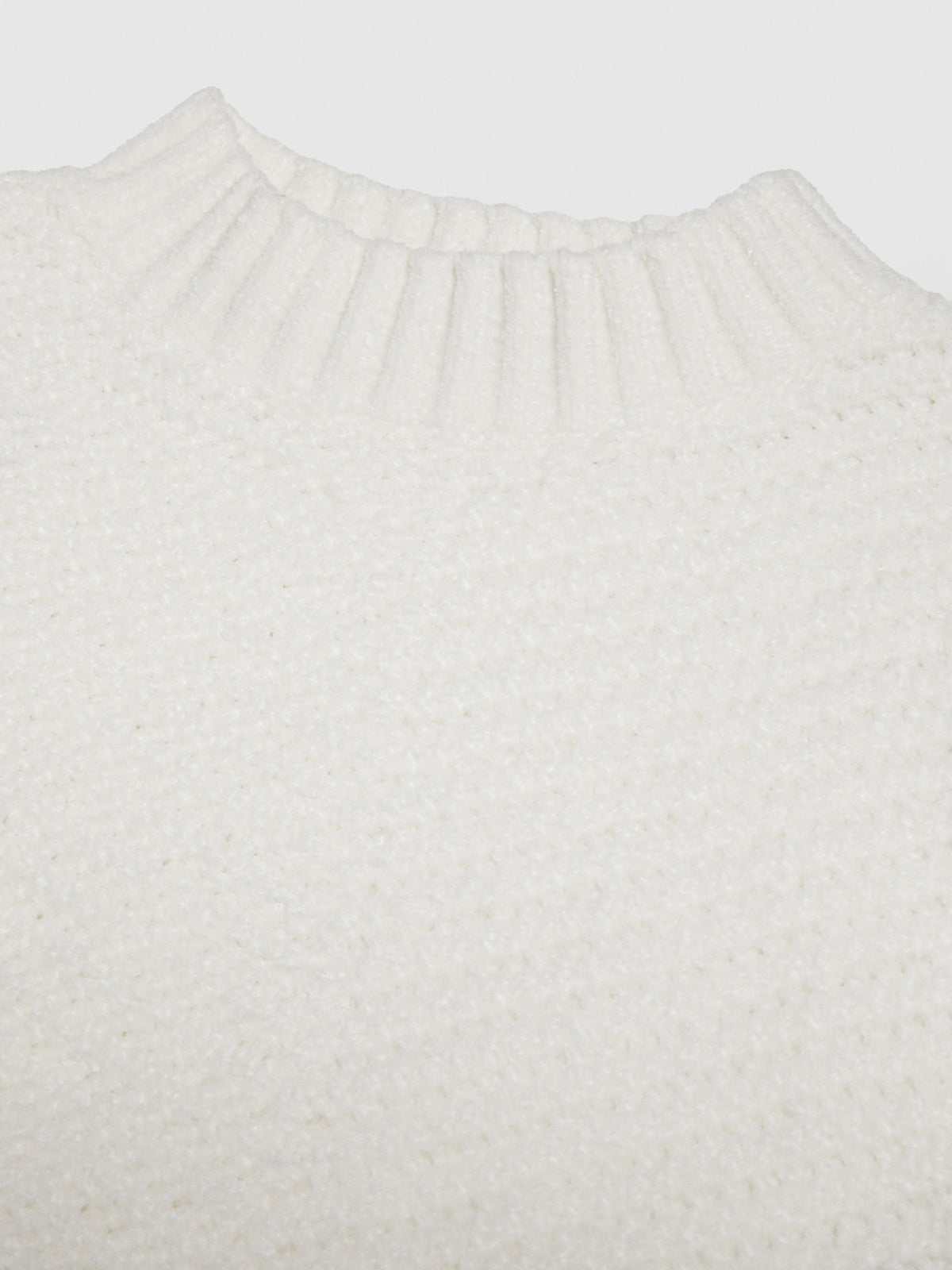 Maglia cropped in ciniglia
