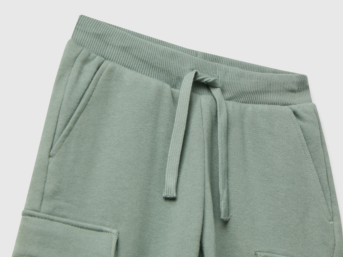 Joggers cargo in felpa