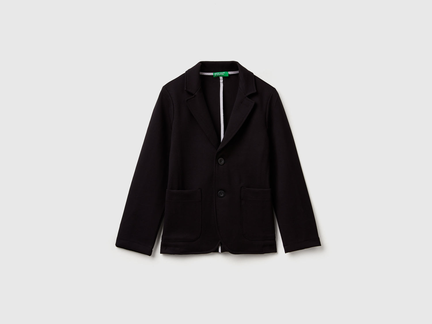 Blazer in misto viscosa da bambino nero | Benetton Outlet