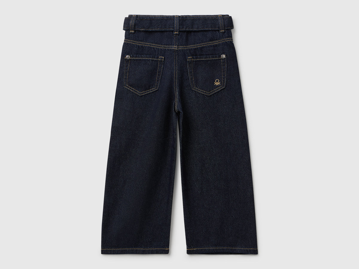 Jeans wide fit con fusciacca
