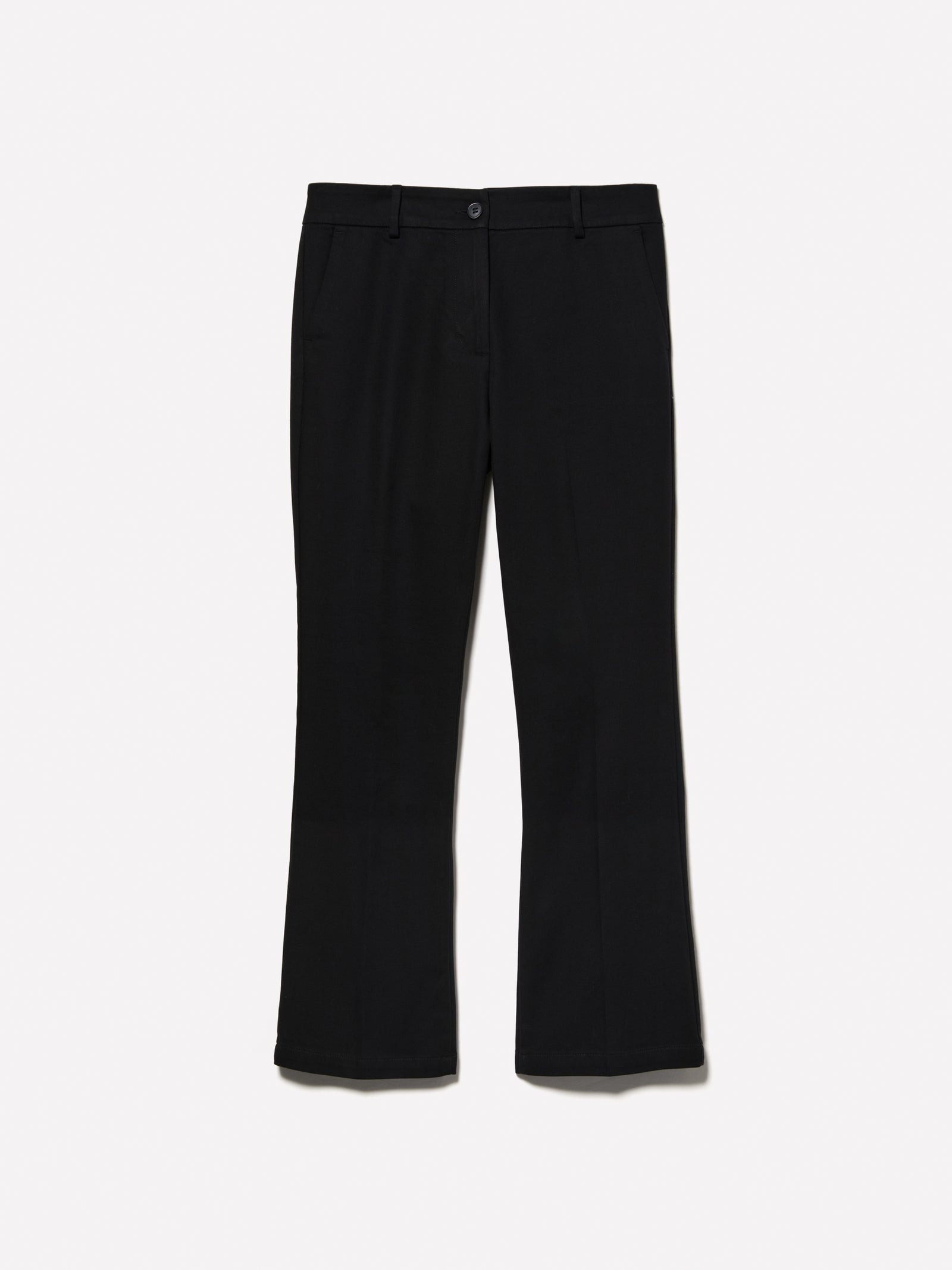 Pantaloni slim fit da donna nero | Sisley Outlet