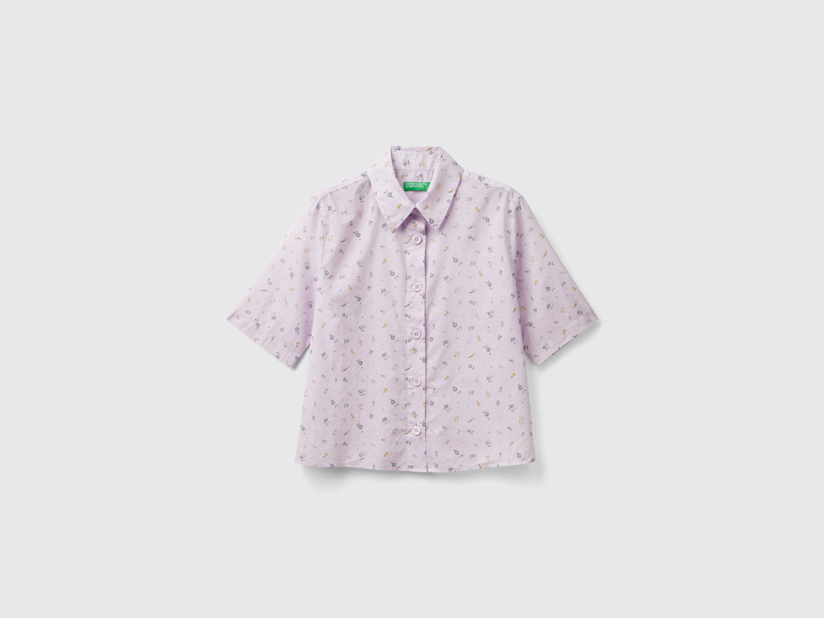 Camicia fantasia a manica corta