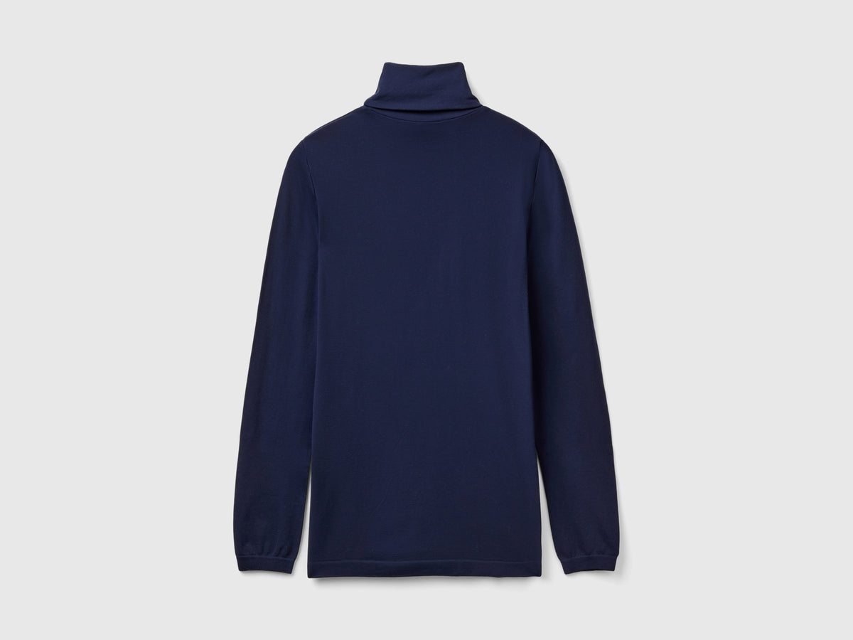 Maglia dolcevita stretch