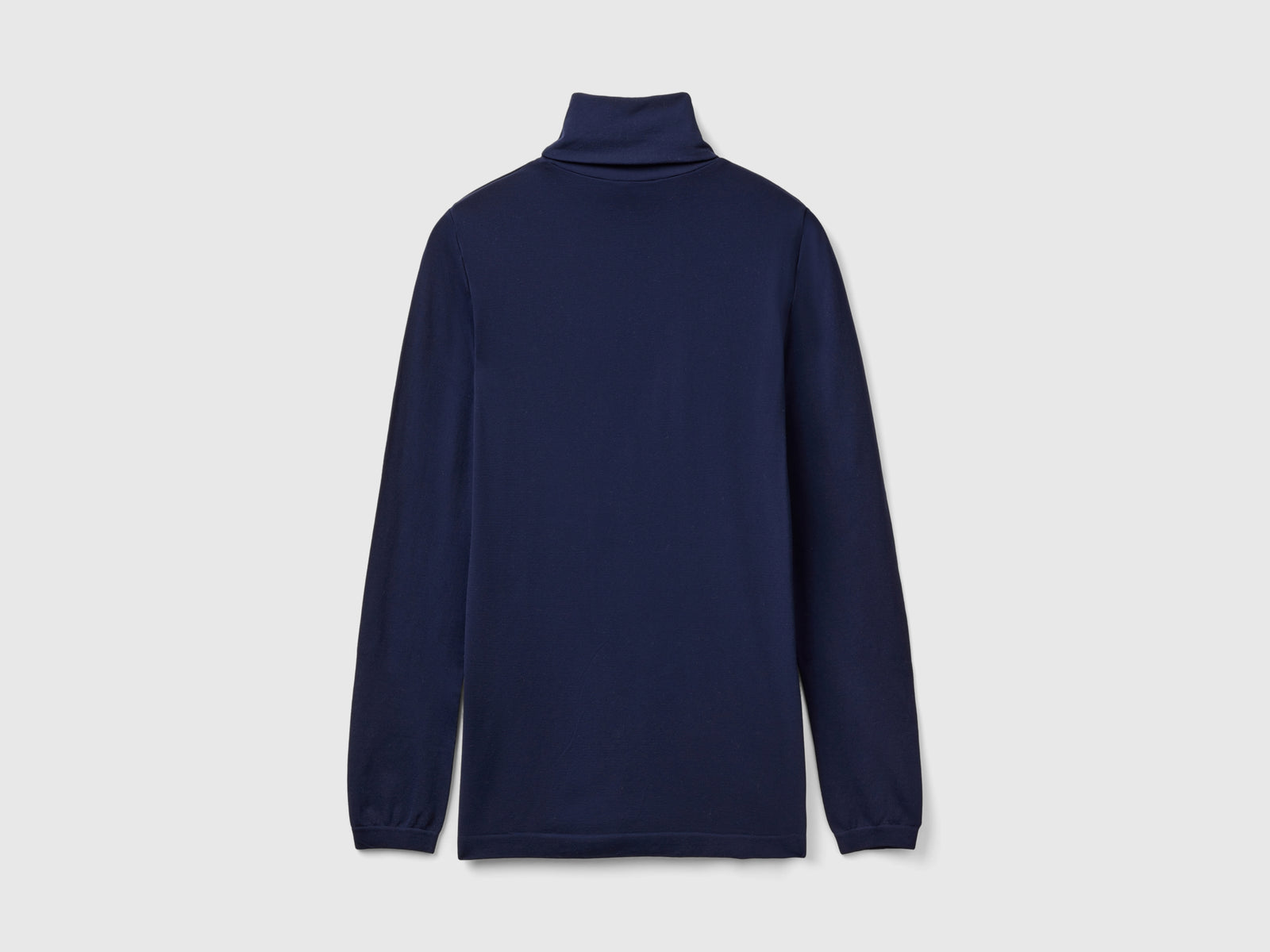 Maglia dolcevita stretch da donna blu scuro 2 | Benetton Outlet