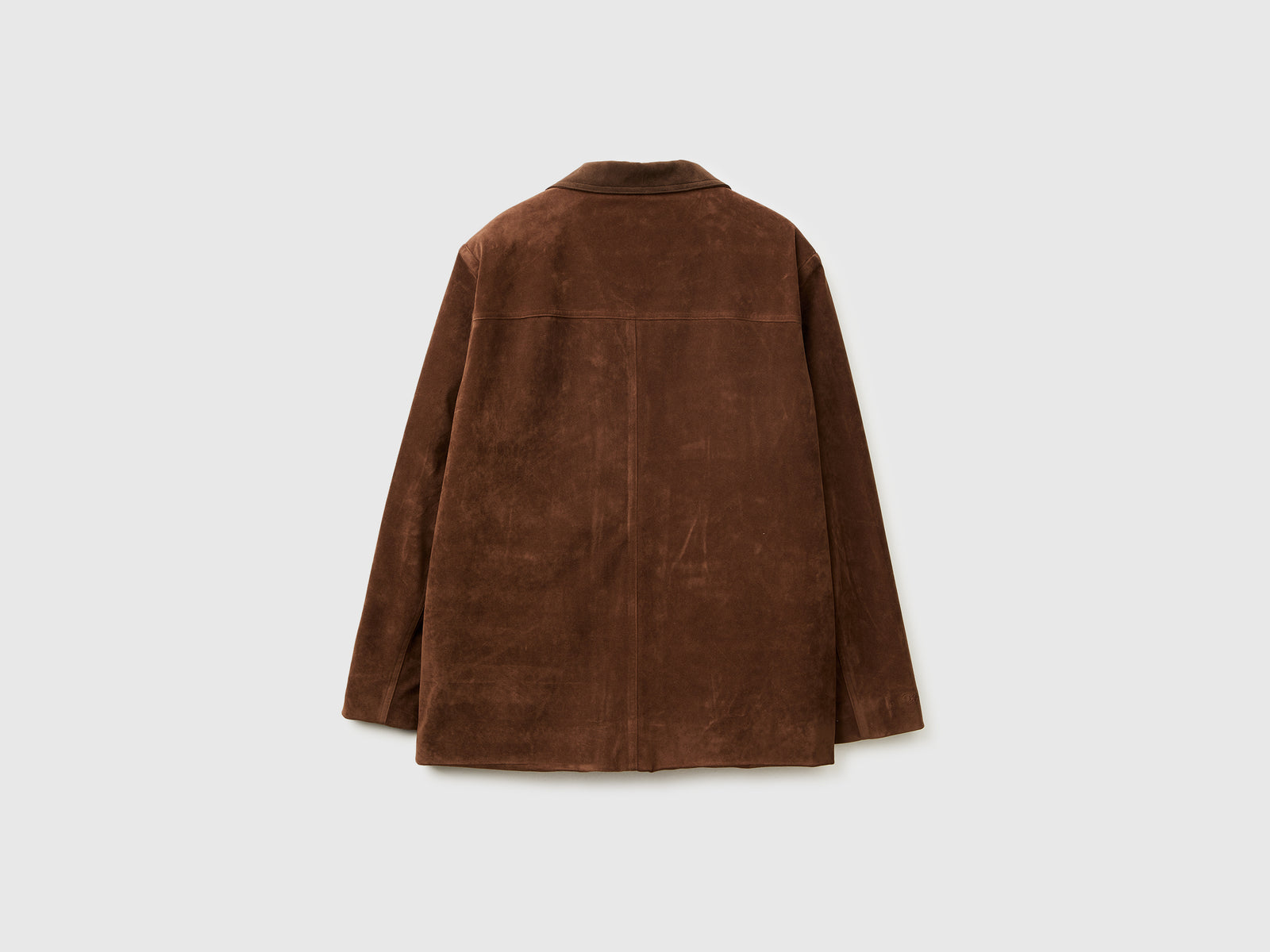 Giacca effetto scamosciato da donna marrone scuro 2 | Benetton Outlet