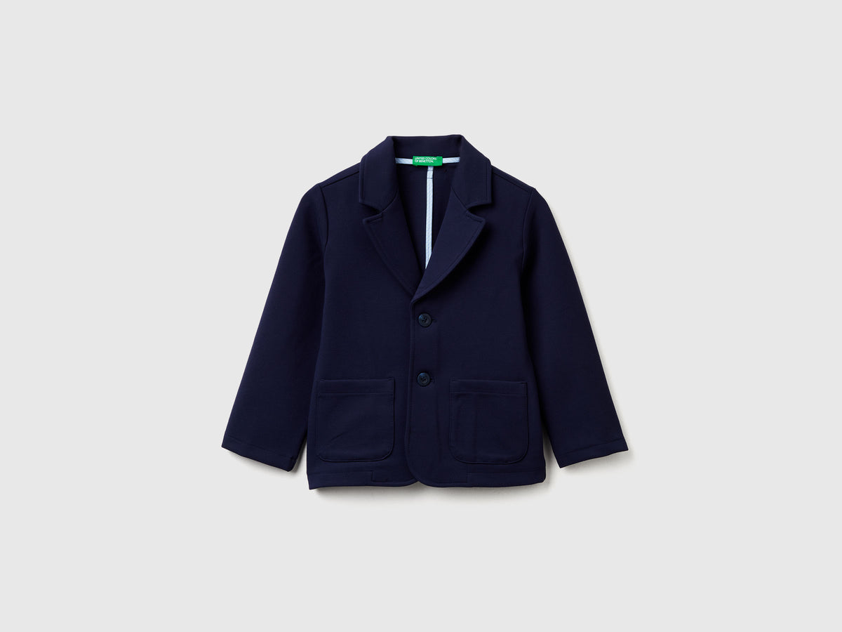 Blazer in misto viscosa