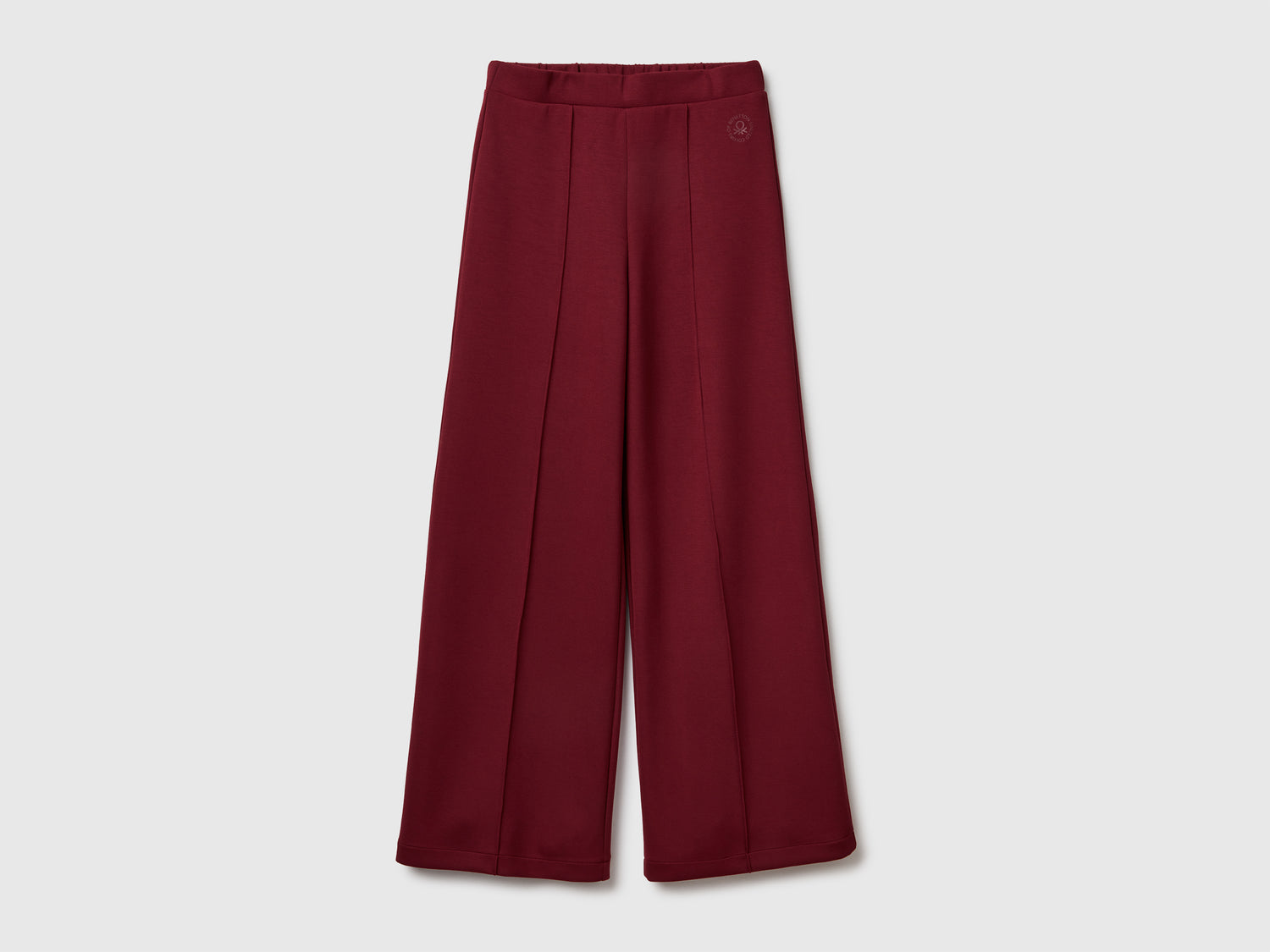 Pantaloni in misto Modal da donna bordeaux | Benetton Outlet