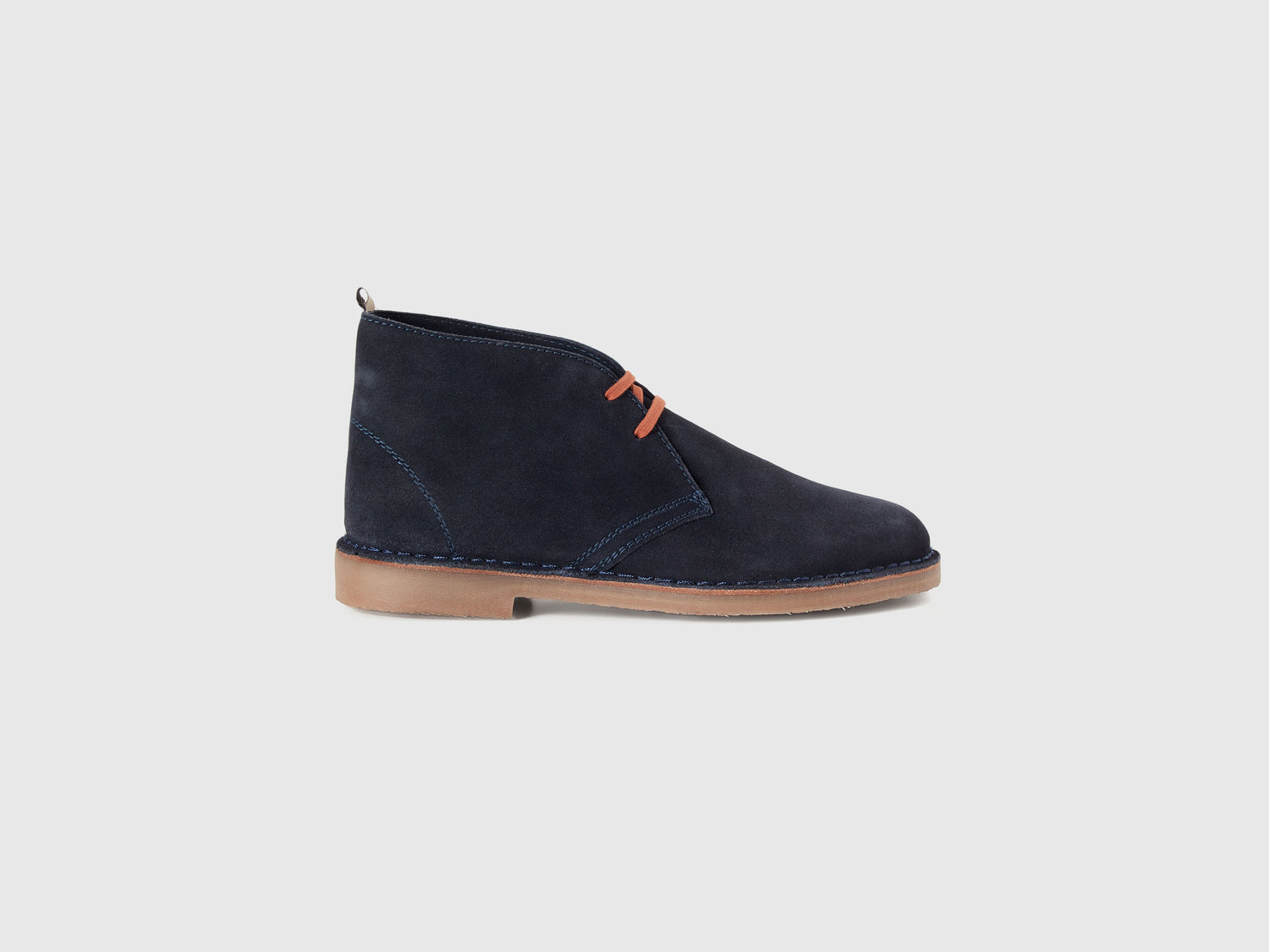 Polacchine in pelle da uomo blu | Benetton Outlet