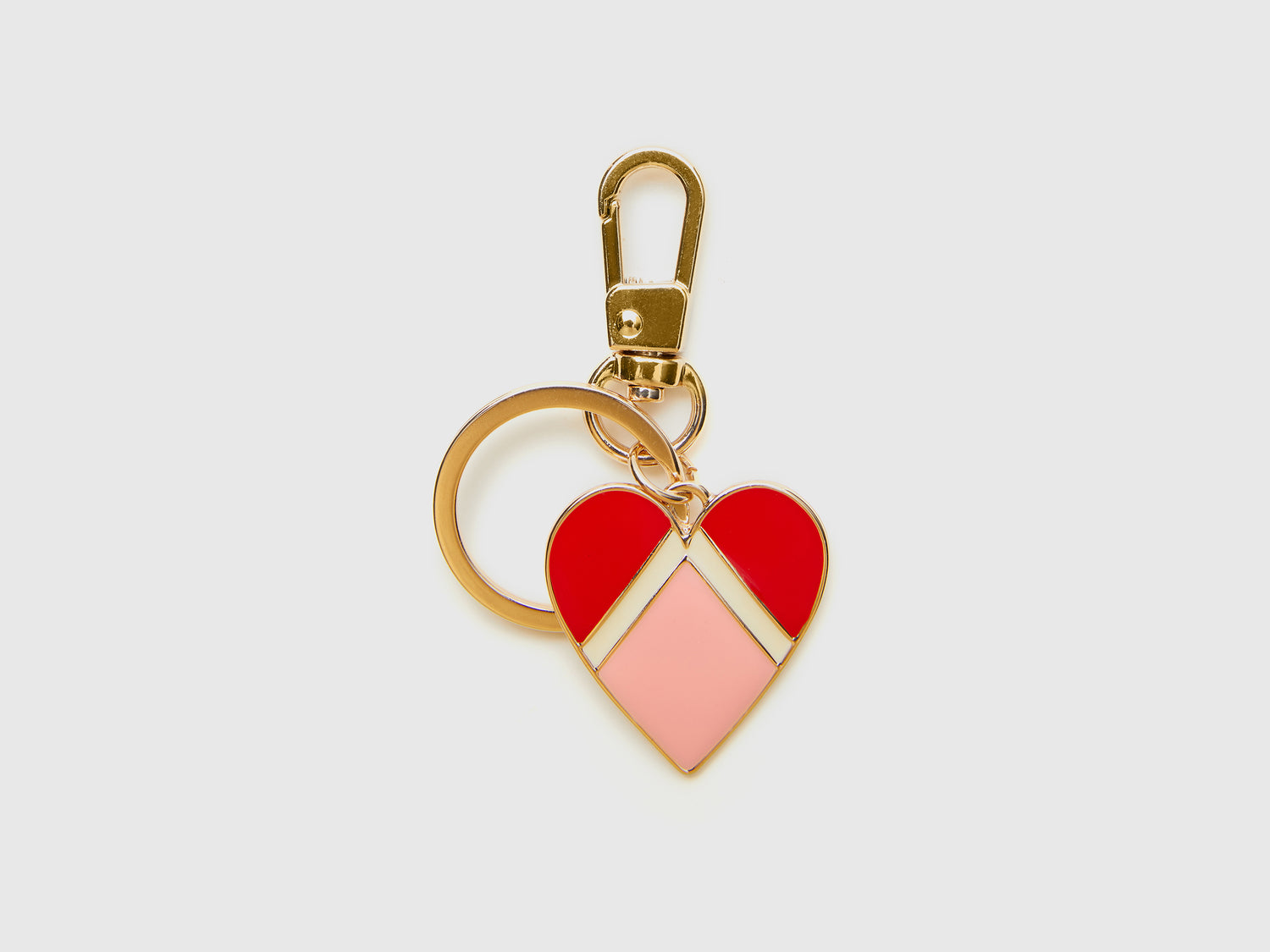 Portachiavicon pendente cuore da donna rosa | Benetton Outlet