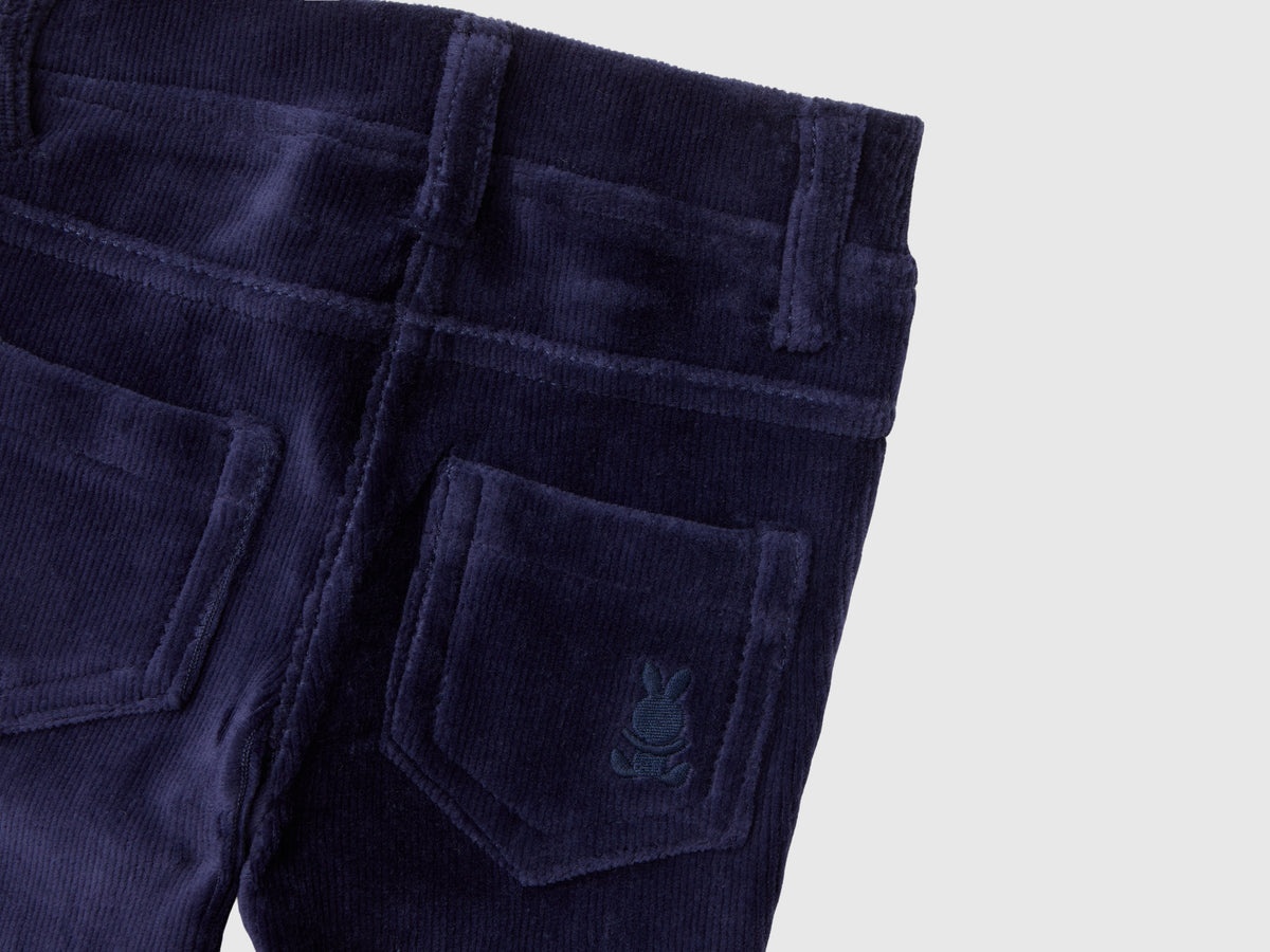 Pantaloni in ciniglia stretch