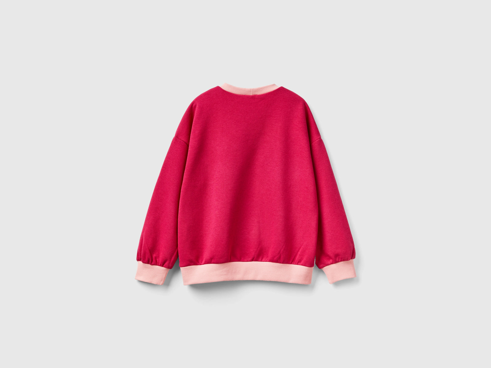 Felpa color block con stampa da bambina multi-color 2 | Benetton Outlet