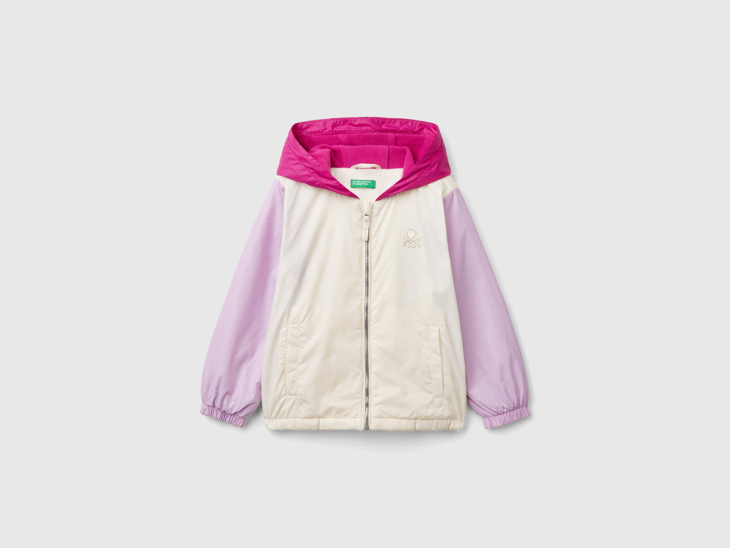 Giacca leggera "Rain Defender" da bimba multi-color | Benetton Outlet