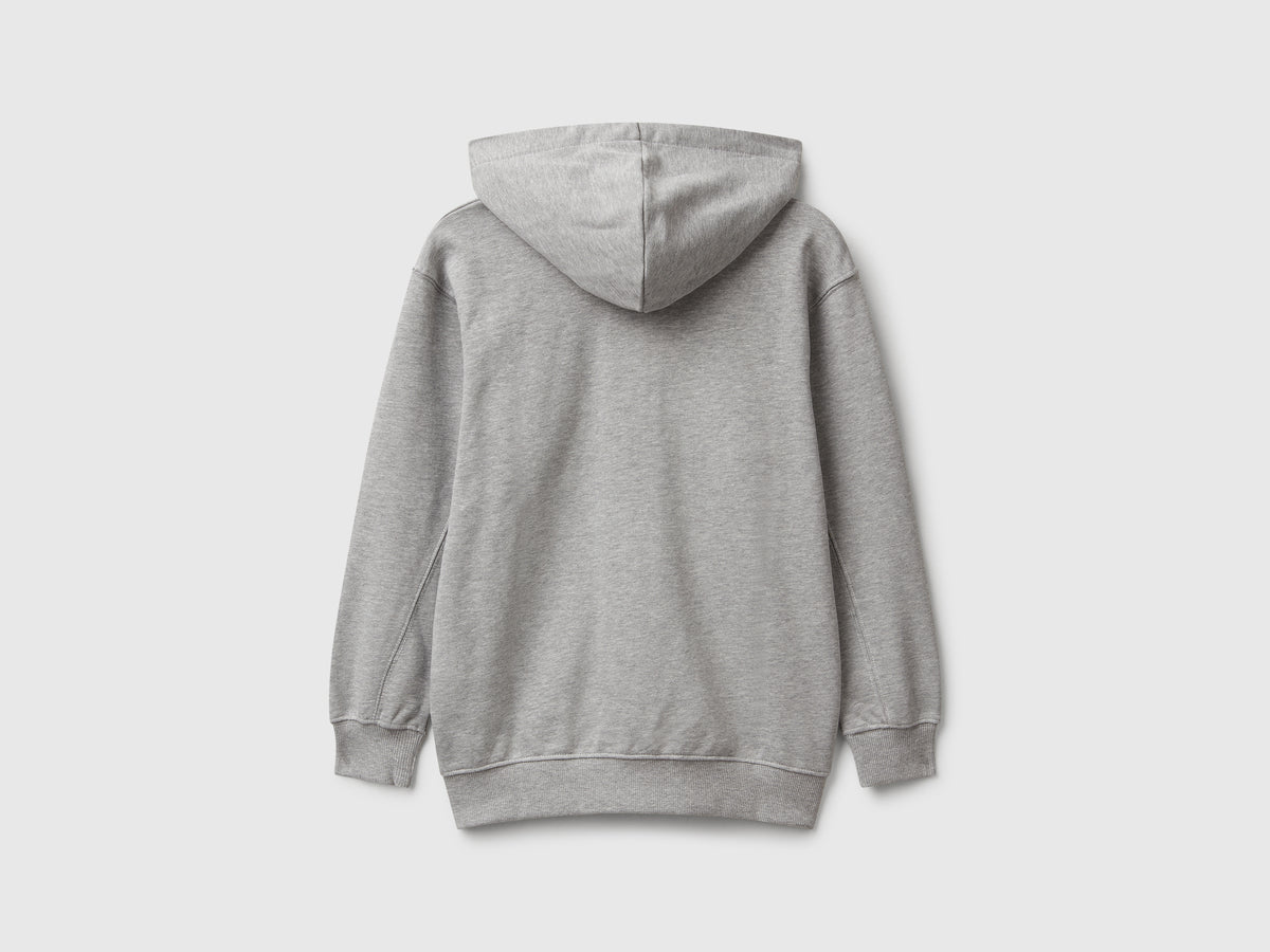 Felpa over fit con zip