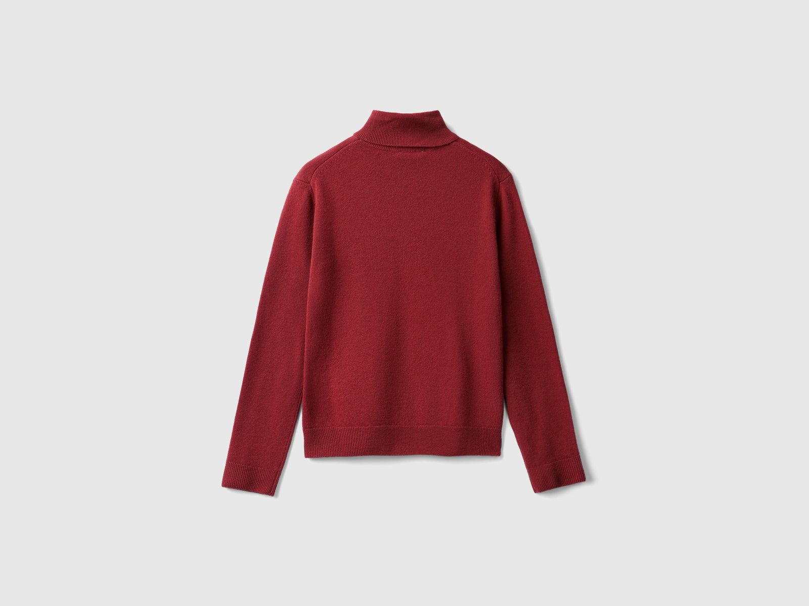 Dolcevita in pura lana Merino da donna bordeaux 2 | Benetton Outlet