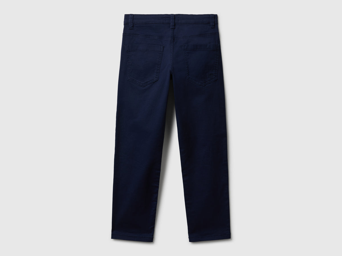 Pantaloni in cotone stretch